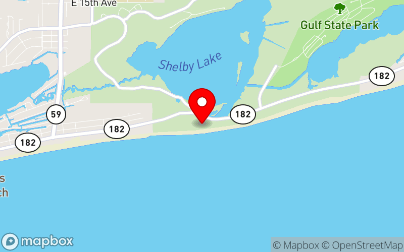 Map for 2024 Lodge - 10th Annual Conference at 21196 E Beach Blvd, Gulf Shores, AL 36542 Map for 2024 Lodge - 10th Annual Conference at 21196 E Beach Blvd, Gulf Shores, AL 36542