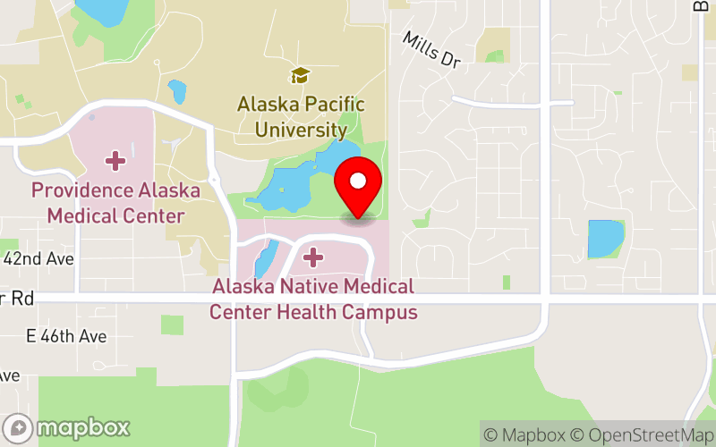 Map for Nuka Conference at 4085 Tudor Centre Dr, Anchorage, AK 99508, USA