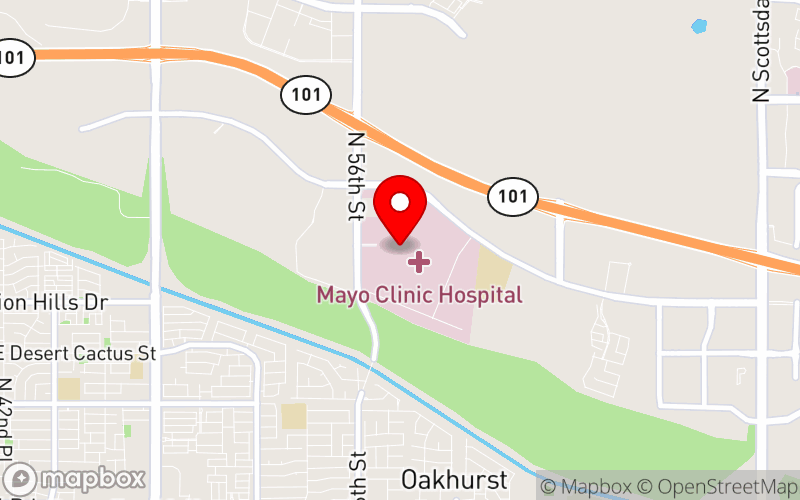 Map for Mayo Clinic Integrated Behavioral Health in Primary Care 2024 - Approaches that Work at 5777 East Mayo Blvd, 85054 Phoenix, Arizona, USA