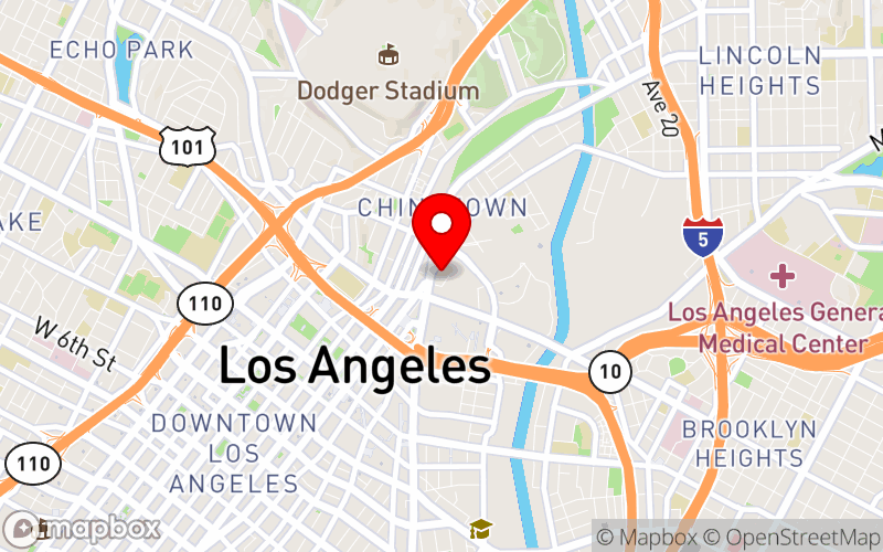 Map for 2024 Sex & Perinatal Mental Health Conference at 1000 Alameda St, Los Angeles, CA 90012