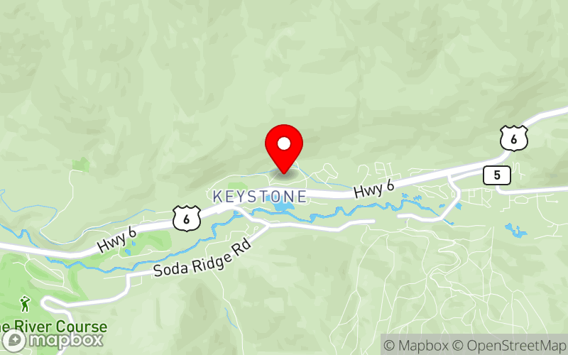Map for 2024 Colorado Counseling Association Annual and Foundations Student Conference at 633 Tennis Club Rd, Dillon, CO 80435