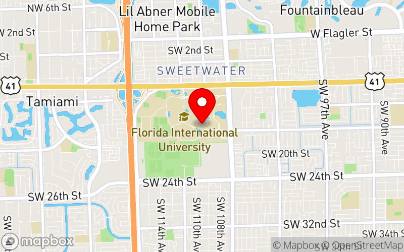 Map for First Responders Mental Health Conference 2024 at Florida International University, Miami, FL, USA