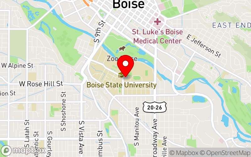Map for 2024 ICA Conference at 1700 W University Drive, Boise, ID 83725 Map for 2024 ICA Conference at 1700 W University Drive, Boise, ID 83725