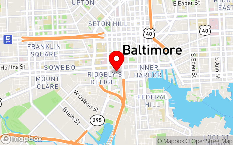 Map for 2024 Mental Health Services Conference at 401 W Pratt St, Baltimore, MD 21201, United States