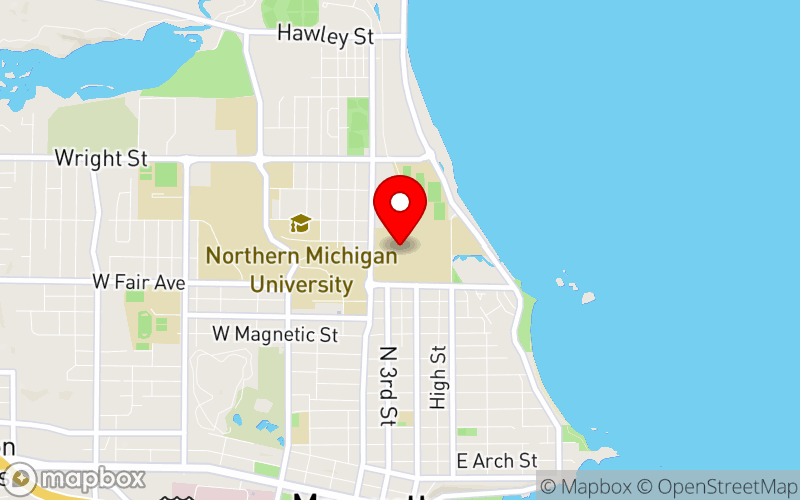 Map for Behavioral Health Conference at 1401 Presque Isle Avenue, Marquette, MI 49855