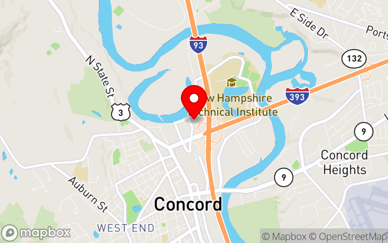 Map for NH Psychiatric Society Annual Meeting at 70 Constitution Avenue, Concord, NH, 03301, United States