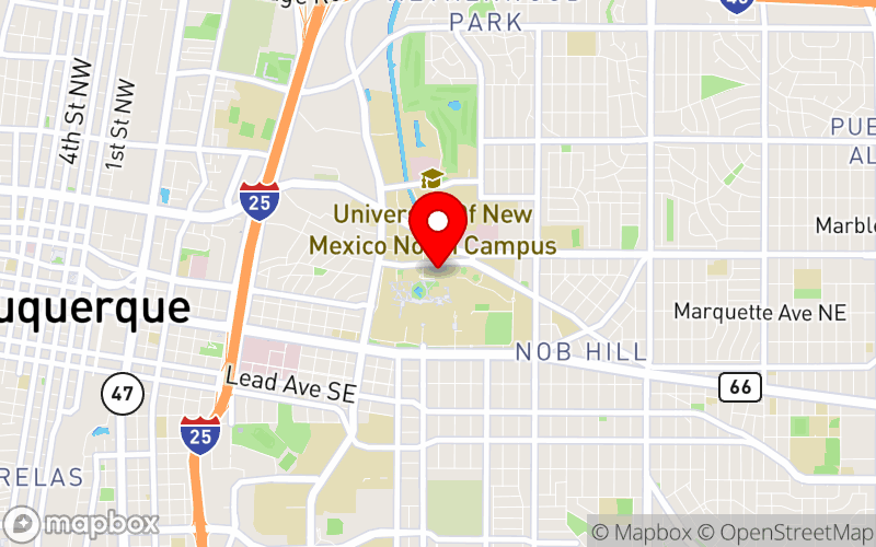 Map for WPPA 8th Annual Conference at The University of New Mexico, Albuquerque, NM 87132, USA