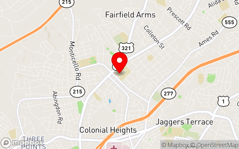 Map for SC School Behavioral Health at 1301 Columbia College Drive, Columbia, SC 29203