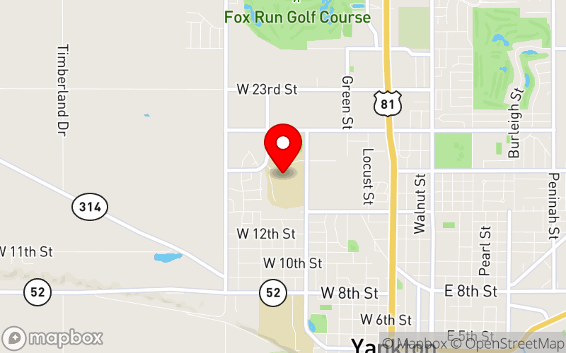 Map for Yankton Area Mental Wellness Conference at 1801 Summit Street, Yankton, SD 57078