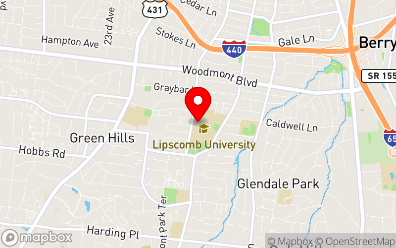 Map for Behavioral Health and Primary Care Integration Conference at One University Park Drive, Nashville, TN 37204