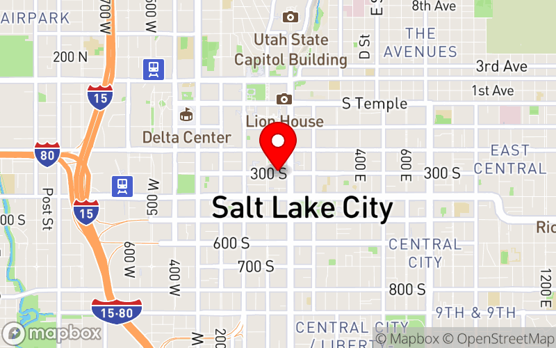 Map for NNDC 2024 16th Annual Conference at Salt Lake City, Utah