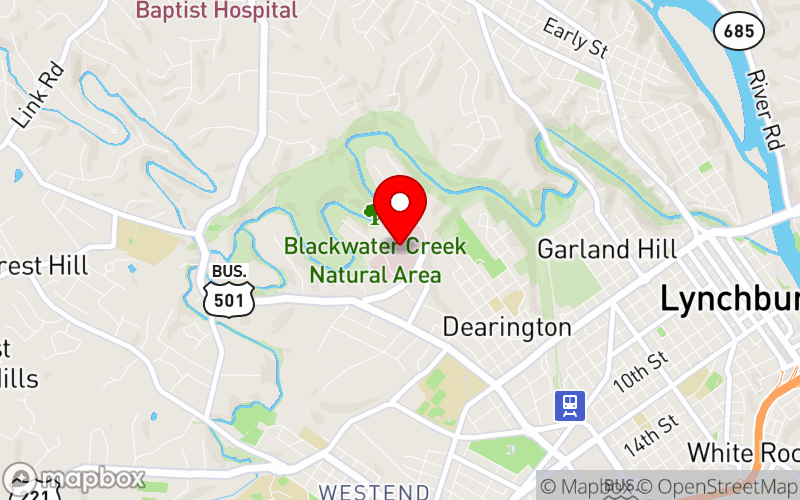 Map for Mental Health Conference at 1901 Tate Springs Rd, Lynchburg, VA 24501 Map for Mental Health Conference at 1901 Tate Springs Rd, Lynchburg, VA 24501