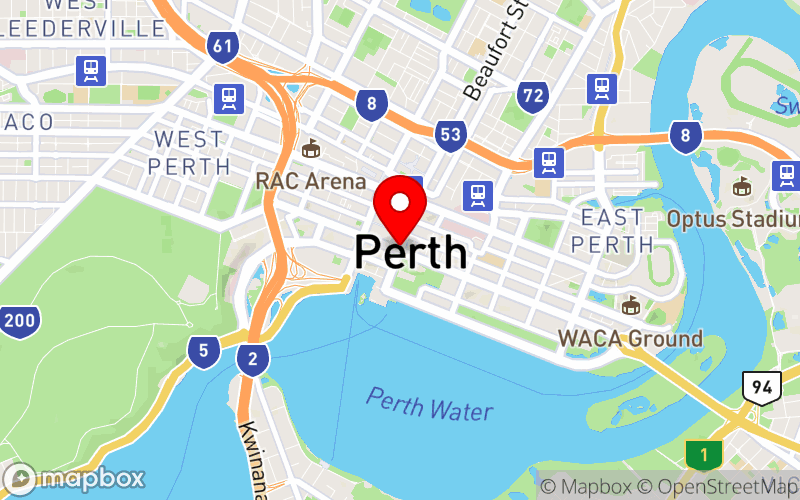 Map for WA Mental Health Conference - Solutions in Motion at Perth Exhibition and Convention Centre, Perth, WA