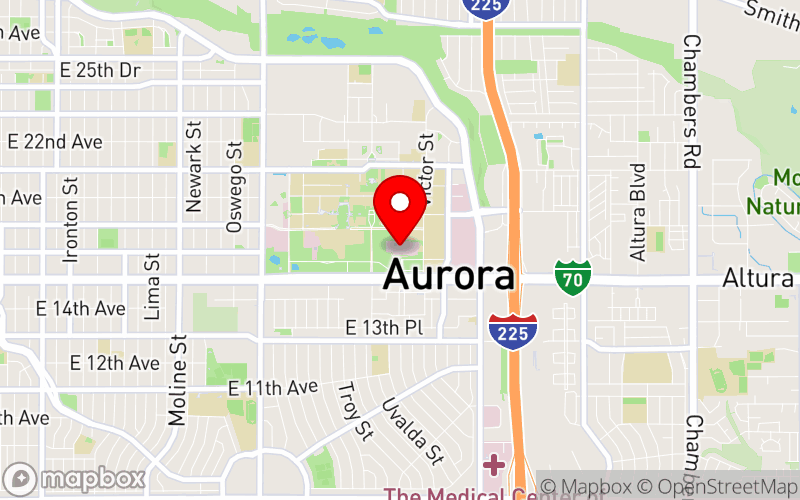 Map for 39th Annual Community and School Health Pediatric Conference - Telephone Triage at 13123 East 16th Avenue, Aurora, CO, 80045, United States