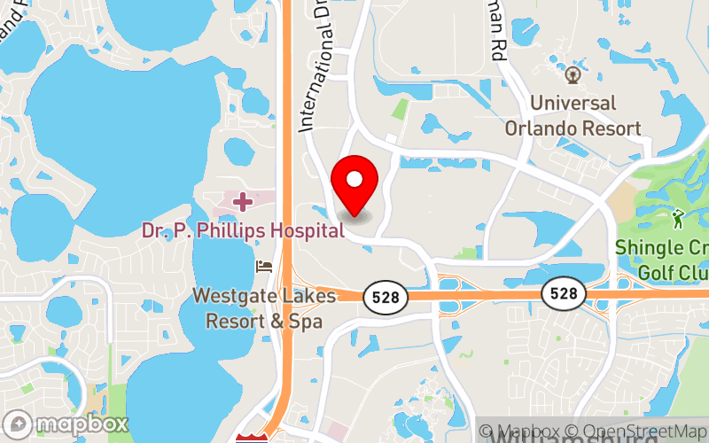 Map for 2025 Advancing School Mental Health Conference at 9801 International Drive, Orlando, FL 32819 Map for 2025 Advancing School Mental Health Conference at 9801 International Drive, Orlando, FL 32819