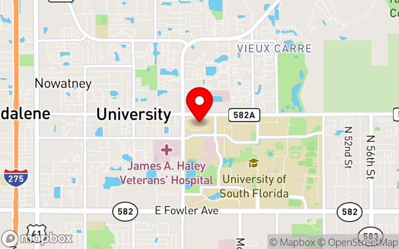Map for 12th Annual Translational Research in Adolescent Substance Use (ITRE) Conference at 4202 E. Fowler Avenue, Tampa, FL 33612, USA Map for 12th Annual Translational Research in Adolescent Substance Use (ITRE) Conference at 4202 E. Fowler Avenue, Tampa, FL 33612, USA