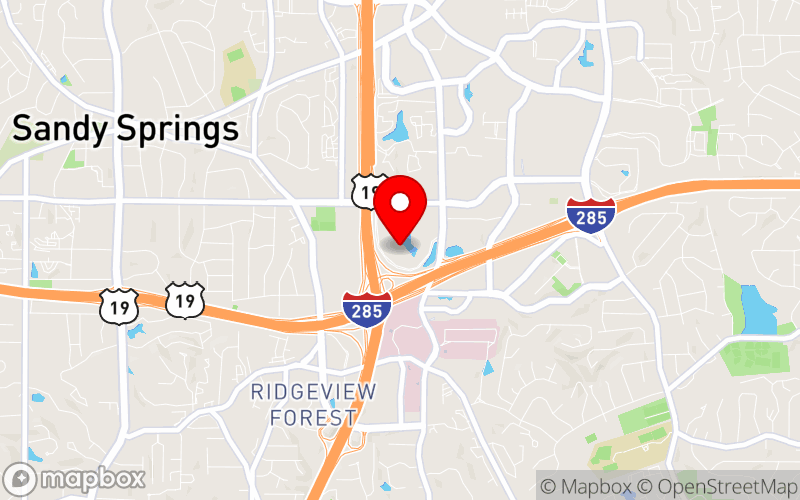 Map for 2025 Winter CME Meeting at 7 Concourse Pkwy, Atlanta, GA 30328