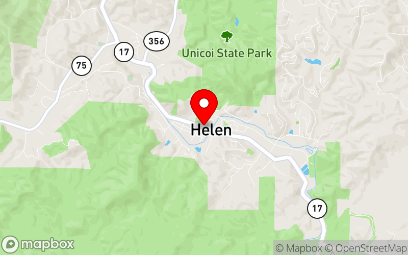 Map for 2025 GOTA Annual Conference at Unicoi State Park, Helen, GA