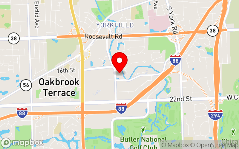 Map for Pediatric Pearls Developmental and Behavioral Health 2025 at 1909 Spring Rd, Oak Brook, IL, USA