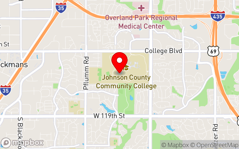 Map for Mental Health KC Conference at 12345 College Blvd, Overland Park, KS, United States