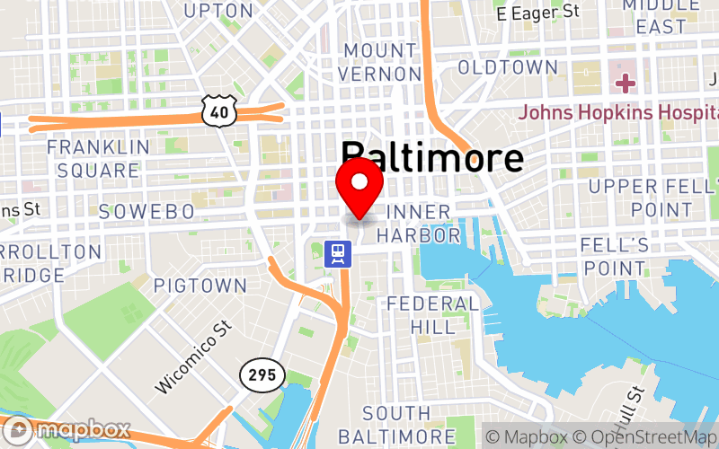 Map for 2025 LEARN Conference at 1 W Pratt St, Baltimore, MD 21201 Map for 2025 LEARN Conference at 1 W Pratt St, Baltimore, MD 21201