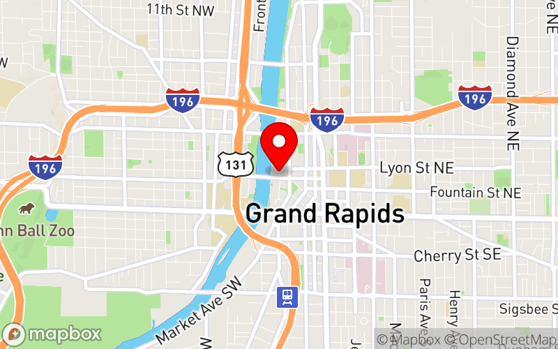 Map for 41st Annual Meeting of the Midwest Chapter of the American Academy of Psychiatry and the Law at 187 Monroe Ave NW, Grand Rapids, MI 49503, USA Map for 41st Annual Meeting of the Midwest Chapter of the American Academy of Psychiatry and the Law at 187 Monroe Ave NW, Grand Rapids, MI 49503, USA