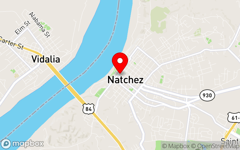 Map for MS CEC 2025 Annual Conference: Navigate the Currents in Special Education at 211 Main St, Natchez, MS 39120