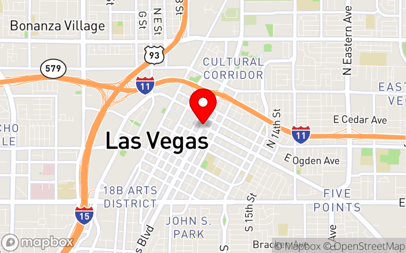 Map for ADAA 2025 Conference at Westgate Resort and Spa, Las Vegas, Nevada