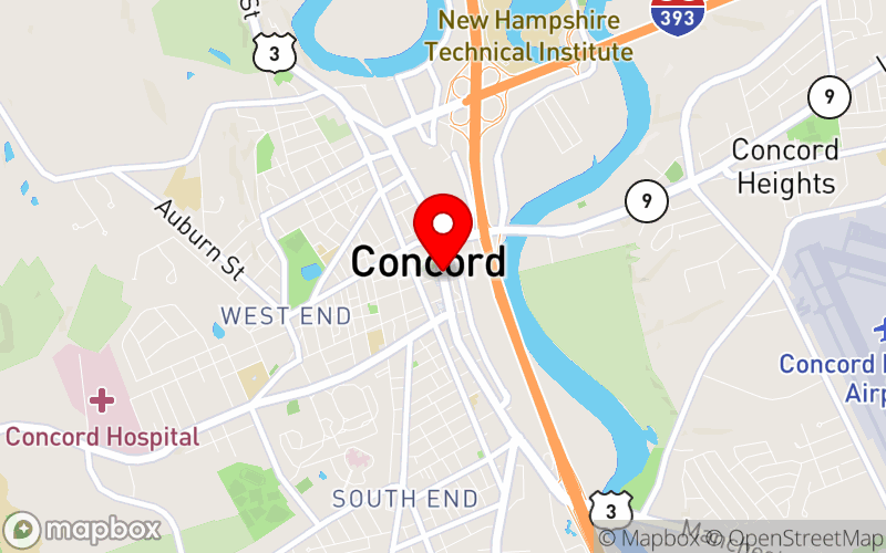 Map for 19th Annual New Hampshire Caregiver’s Conference at The Grappone Conference Center, Concord, NH
