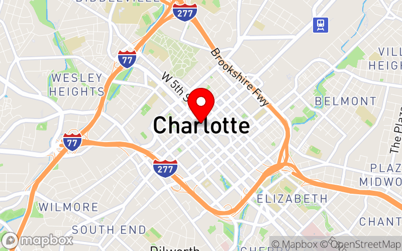 Map for 2025 Maternal Health Conference at Charlotte, NC Map for 2025 Maternal Health Conference at Charlotte, NC