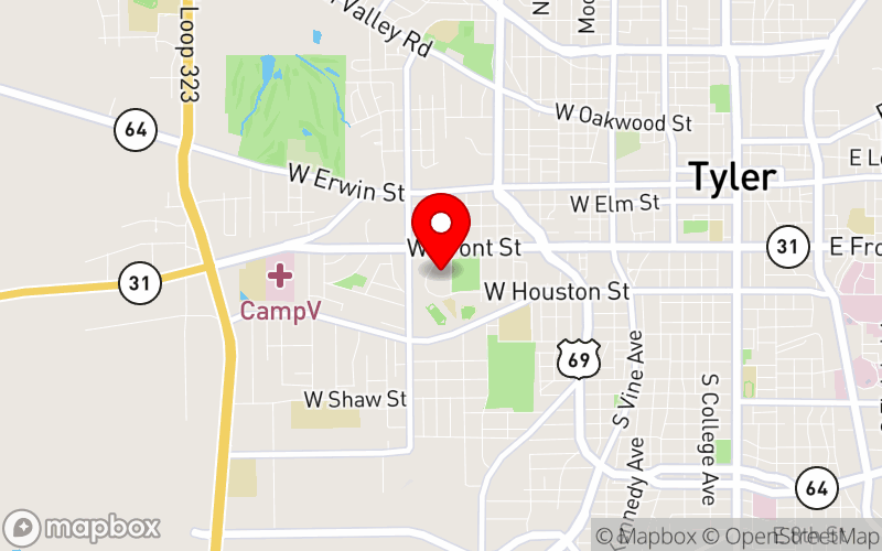 Map for East Texas Behavioral Health Summit at 2000 W. Front Street, Tyler, TX Map for East Texas Behavioral Health Summit at 2000 W. Front Street, Tyler, TX