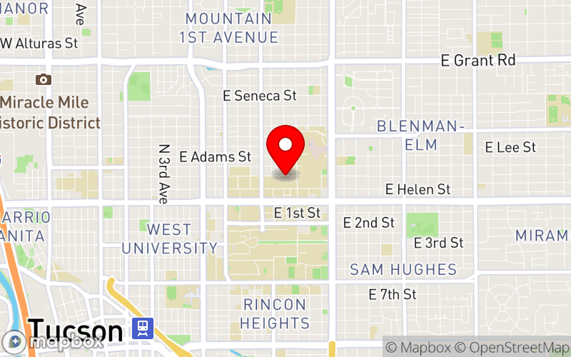 Map for The 2026 Integrative Medicine Conference at 1502 E Mabel St, Tucson, AZ 85719