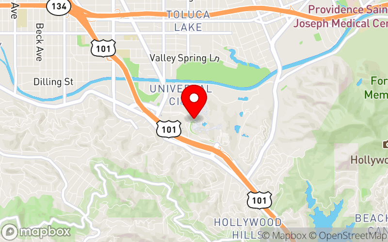Map for 13th Annual California Addiction Conference (CAC) at Universal City, CA, United States