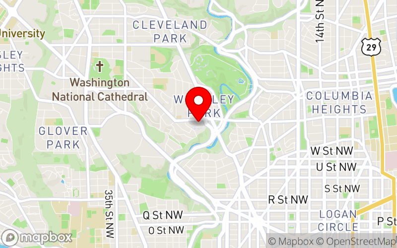 Map for 2026 Psychotherapy Networker Symposium at 2500 Calvert St. NW, Washington, DC 20008 Map for 2026 Psychotherapy Networker Symposium at 2500 Calvert St. NW, Washington, DC 20008