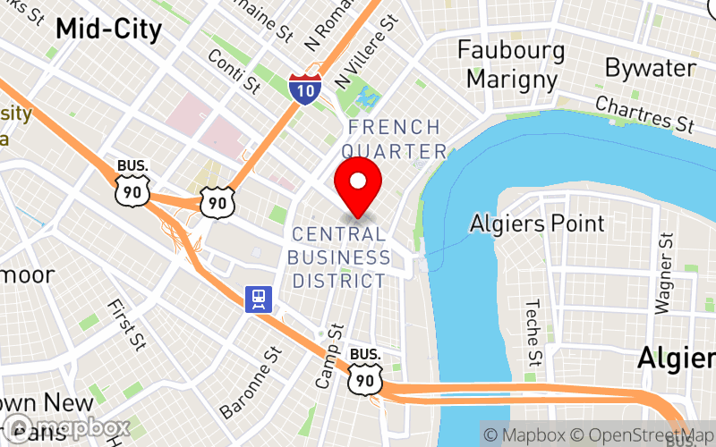 Map for 2026 Spring Conference - New Orleans, LA at 614 Canal Street, New Orleans, LA 70130 Map for 2026 Spring Conference - New Orleans, LA at 614 Canal Street, New Orleans, LA 70130