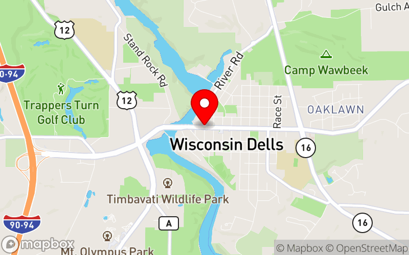 Map for 4th Annual Wisconsin Peer Support & Wellness Conference at Kalahari Resort, Wisconsin Dells, WI Map for 4th Annual Wisconsin Peer Support & Wellness Conference at Kalahari Resort, Wisconsin Dells, WI