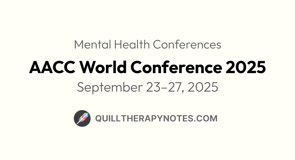 AACC World Conference 2025 Quill Therapy Notes